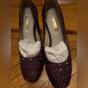 Brand New Louise et Cie tweed heels